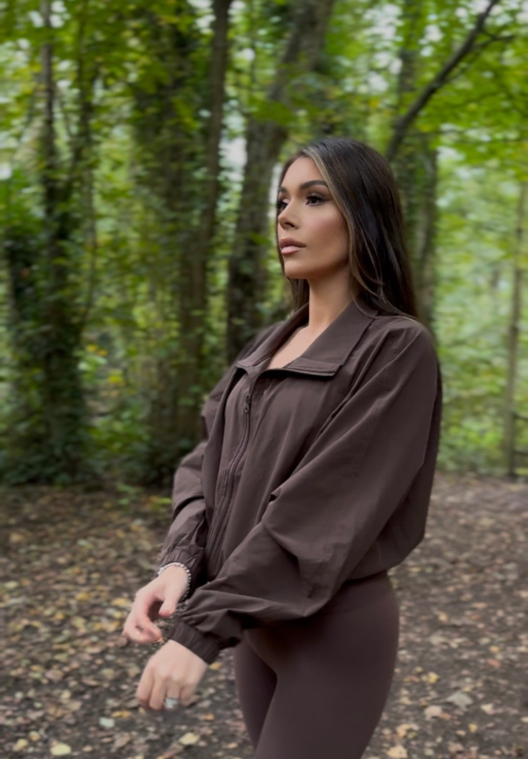 Full Zip Jacket - Chocolate