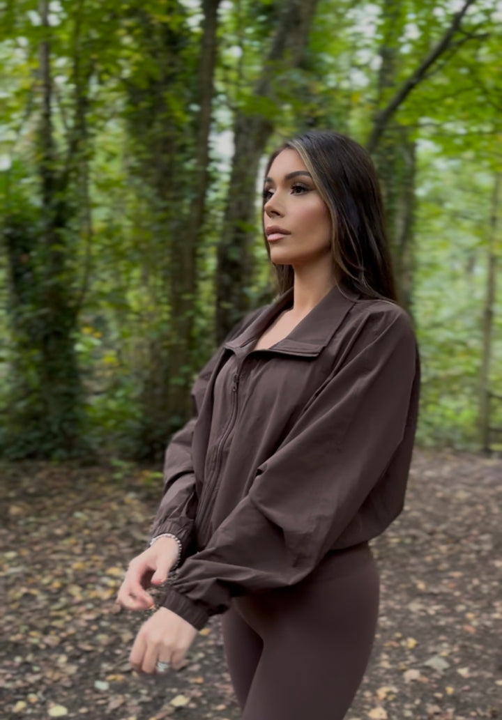 Full Zip Jacket - Chocolate