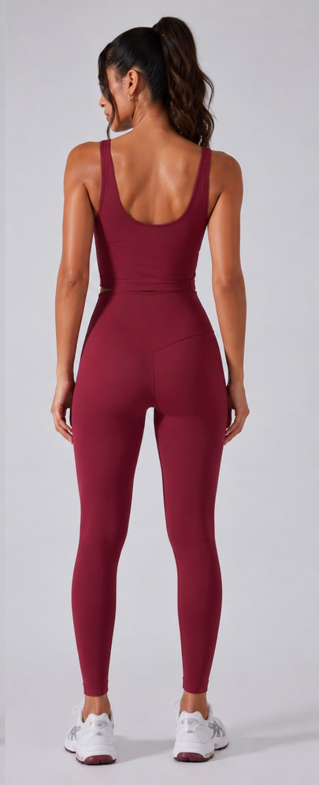 Contour Collection Bra Top - Merlot